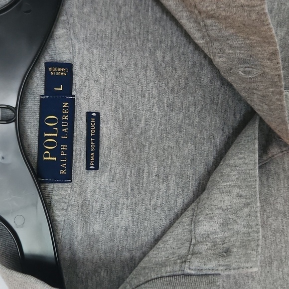 Polo Ralph Lauren Size Small  Men's Button Up polo gray. - Picture 8 of 10